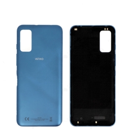 Wiko Originale Cache Batterie Vitre Arrière Bleu Denim Pour