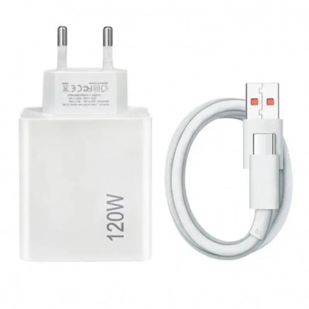 Original Chargeur Xiaomi MDY-14-EE 120W Blanc Pour Xiaomi MI 10, 11, 12  Ultra, Black Shark, Redmi K60 / 6A, Poco