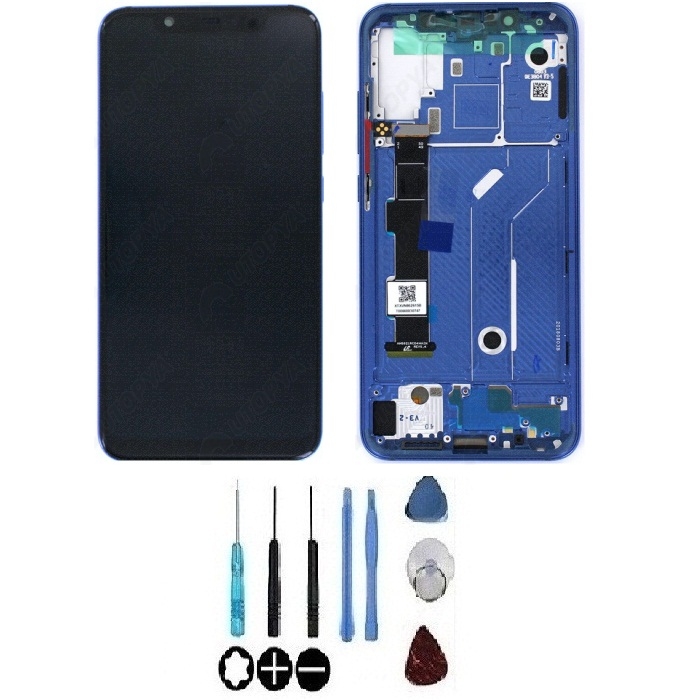 Écran LCD + Vitre Tactile Noir Assemblé Sur Châssis Pour Xiaomi Mi 8 Lite - Neuf