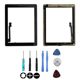 Apple iPad Vitre Tactile Noir Pour