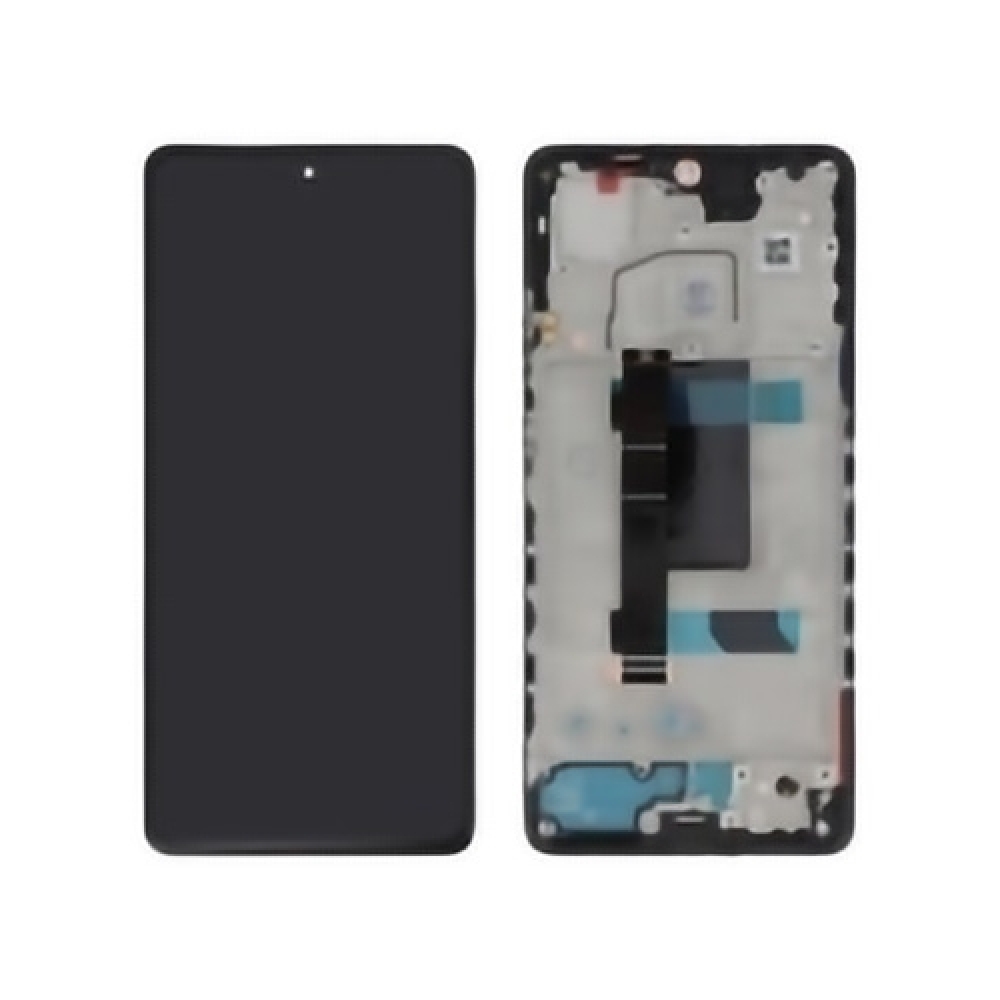 Ecran LCD & Vitre tactile Noir Assemblés Sur Châssis Pour Xiaomi Redmi Note  12 Pro 5G