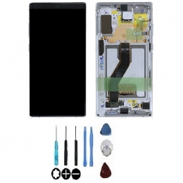 Samsung Original Ecran LCD & Vitre tactile Blanc Assemblés Sur Châssis Pour