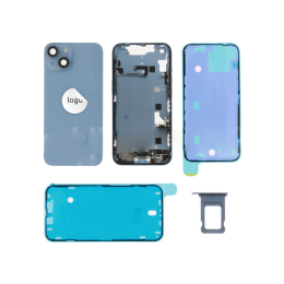 Apple iPhone Original Cache Batterie et Vitre Tactile Grade A avec petites pièces Bleu Pulled Reconditionné pour Apple iPhone 14