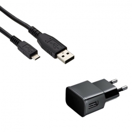 Alcatel Adaptateur Secteur + Câble Micro USB Pour