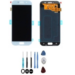 Samsung Original Ecran LCD & Vitre tactile Bleu Assemblés Sans Châssis Pour