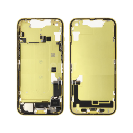 Apple iPhone Original Châssis central Grade B Jaune avec petites pièces Pulled Reconditionné pour Apple iPhone 14