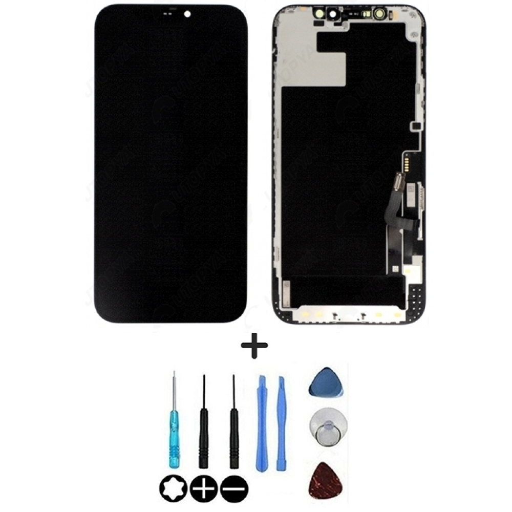 Originale Ecran Complet LCD+Vitre Tactile Noir Pour iPhone 12 A2172 A2402  A2403 A2404