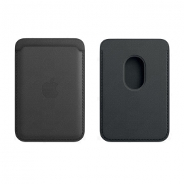 Apple Porte-cartes en cuir MagSafe Noir Pour