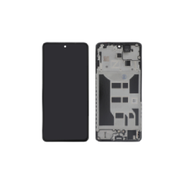 Oppo Original Ecran LCD et Vitre Tactile Avec Châssis Noir pour Oppo Reno12 F 4G/5G (ReLIfe)
