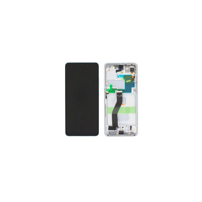 Écran OLED + Châssis Phantom Black Pour Galaxy S21 Ultra 5G G998 – Neuf
