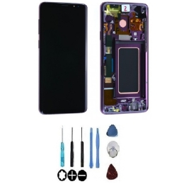 Samsung Original Ecran LCD & Vitre tactile Violet Assemblés Sur Châssis Pour