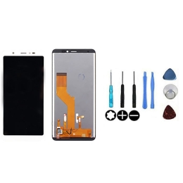 Wiko Ecran LCD & Vitre tactile Blanc sans châssis Pour