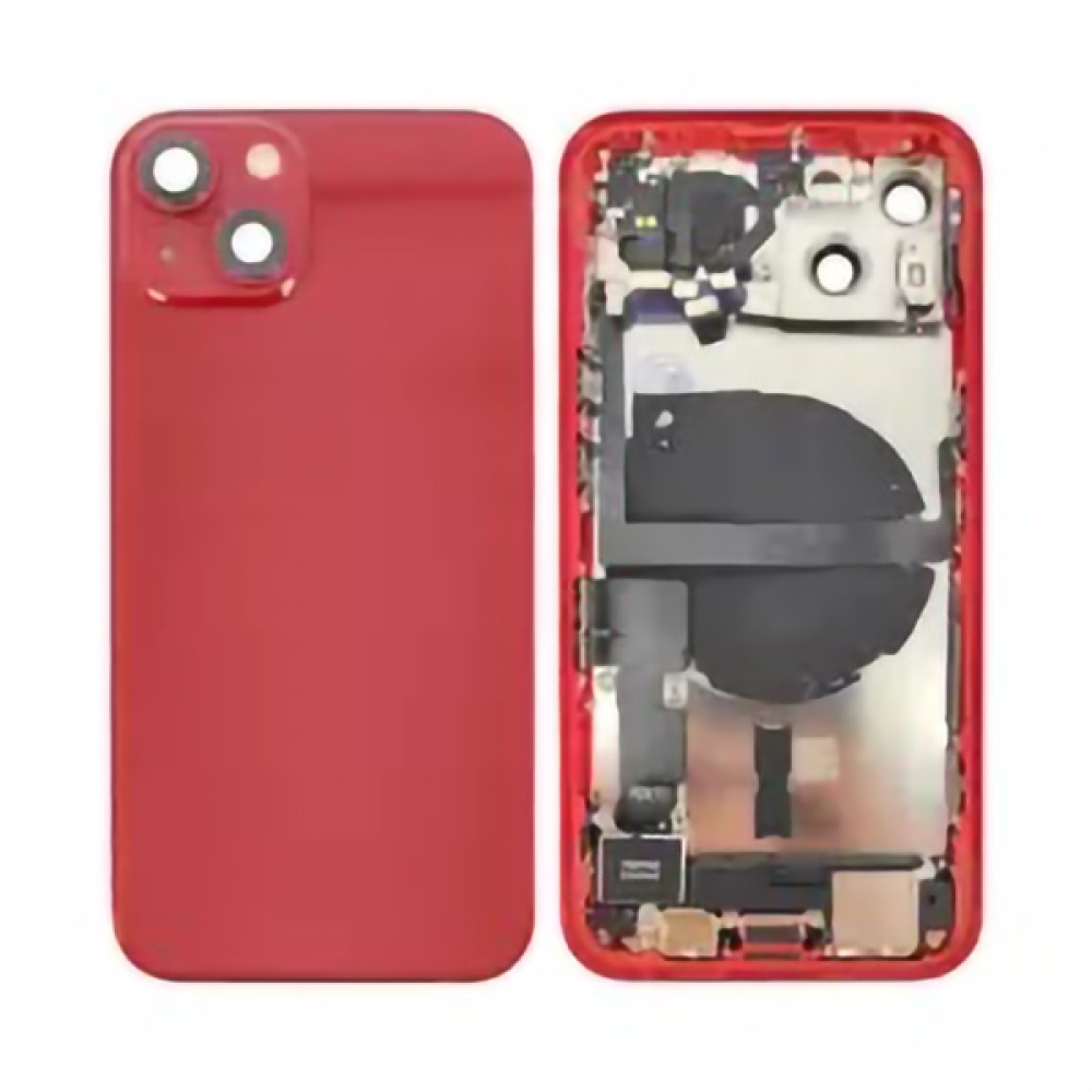 Coque de Réparation Complète Rouge Pour Apple iPhone 13  A2482/A2631/A2633/A2634/A2635