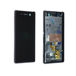 Sony Original Ecran LCD & Vitre tactile Noir Assemblés Sur Châssis Pour