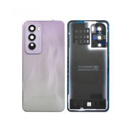 Oppo Cache Batterie Vitre Arrière Premium Nebula Silver pour OPPO Reno 12 Pro 5G