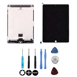 Apple iPad Ecran Complet LCD + Vitre Tactile Noir Pour
