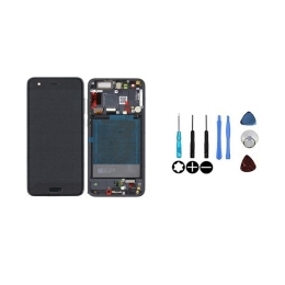 Honor Original Ecran LCD & Vitre tactile Noir Assemblés Sur Châssis Et Batterie Pour Honor 9 STF-AL00 STF-AL10 STF-L09