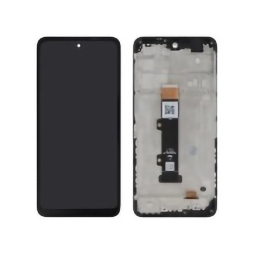 Écran LCD Complet Avec Vitre Tactile Et Châssis Pour Blackview BV9900E - Noir (neuf)