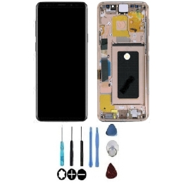 Samsung Original Ecran LCD & Vitre tactile Or Assemblés Sur Châssis Pour