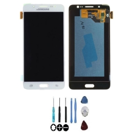 Samsung Original Ecran LCD & Vitre tactile Blanc Assemblés Sans Châssis Pour