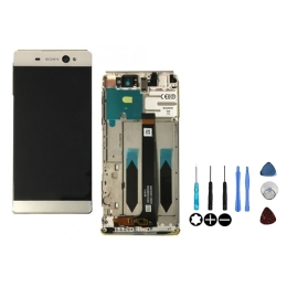 Sony Original Ecran Complet LCD & Vitre tactile Or Pour