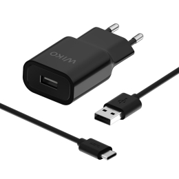 Wiko Original Adaptateur Secteur CHS 5V 2A + Câble Type C Pour