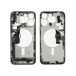Apple iPhone Original Châssis central Grade C Gris avec petites pièces Pulled Reconditionné pour Apple iPhone 15 Pro Max