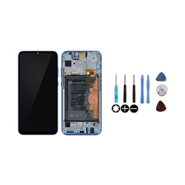 Honor Original Ecran LCD & Vitre tactile Bleu Assemblés Sur Châssis Et Batterie Pour