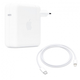 Apple MacBook Adaptateur Secteur MX0J2ZM/A 96W + Cable USB-C Blanc 1 m Pour