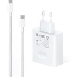 Huawei Oiriganal Chargeur Rapide  HW-200325EP0 65W + Cable USB-C 1,8 m Pour Huawei P50, P40, P30, Honor 50, 50 Pro, 60, 60 Pro / MatePad 11 Pro Matebook X Pro 