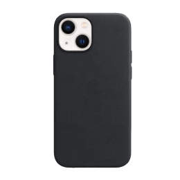 Apple iPhone APPLE MM183ZM/A Coque en cuir MagSafe Minuit Pour