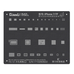 Outils Pour iPhone 7/7 Plus iBlack Stencil IC QIANLI