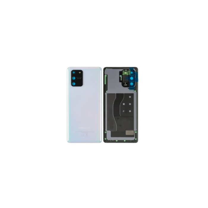 Cache Batterie Noir Pour Samsung Galaxy S10 Lite (G770) - Coque Arrière Vitre Prismatique Premium