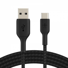 Belkin BELKIN Câble tressée USB-C 3m (Noir)