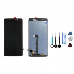 Alcatel Ecran LCD & Vitre Tactile Noir Sans Châssis Pour