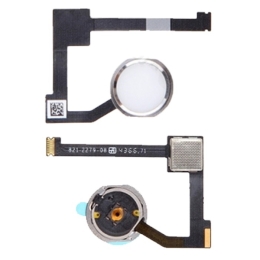 Apple iPad Bouton Home Blanc Avec Nappe Pour