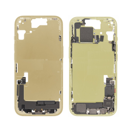 Apple iPhone Original Châssis central Jaune Pulled Reconditionné pour Apple iPhone 15