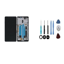 Sony Ecran LCD & Vitre tactile Noir Assemblés Sur Châssis Pour