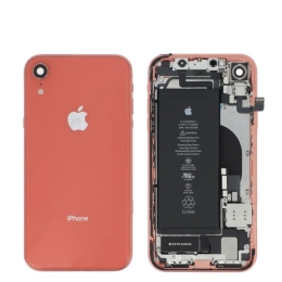 Apple iPhone Original Châssis Complet Corail avec Batterie / Caméra Arrière Pour