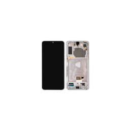 Samsung Original Ecran LCD et Vitre Tactile Phantom Silver avec Châssis pour Samsung Galaxy S21 Plus 5G G996 GH82-24553C GH82-24554C