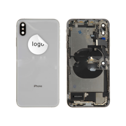 Apple iPhone Original Cache Batterie et Vitre Tactile Grade A avec petites pièces Argent Pulled Reconditionné pour Apple iPhone XS Max