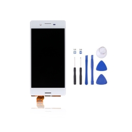 Sony Original Ecran LCD & Vitre tactile Blanc Sans Châssis Pour