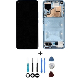 Xiaomi Original Ecran LCD & Vitre tactile Bleu Horizon Assemblés Sur Châssis Pour