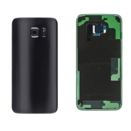 Samsung Cache Batterie Vitre Arrière Noire Pour