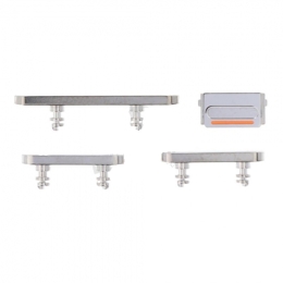 Apple iPhone Bouton Power/Volume/Switch Argent Pour iPhone 14 Pro A2650 A2889 A2892 A2891 A2890