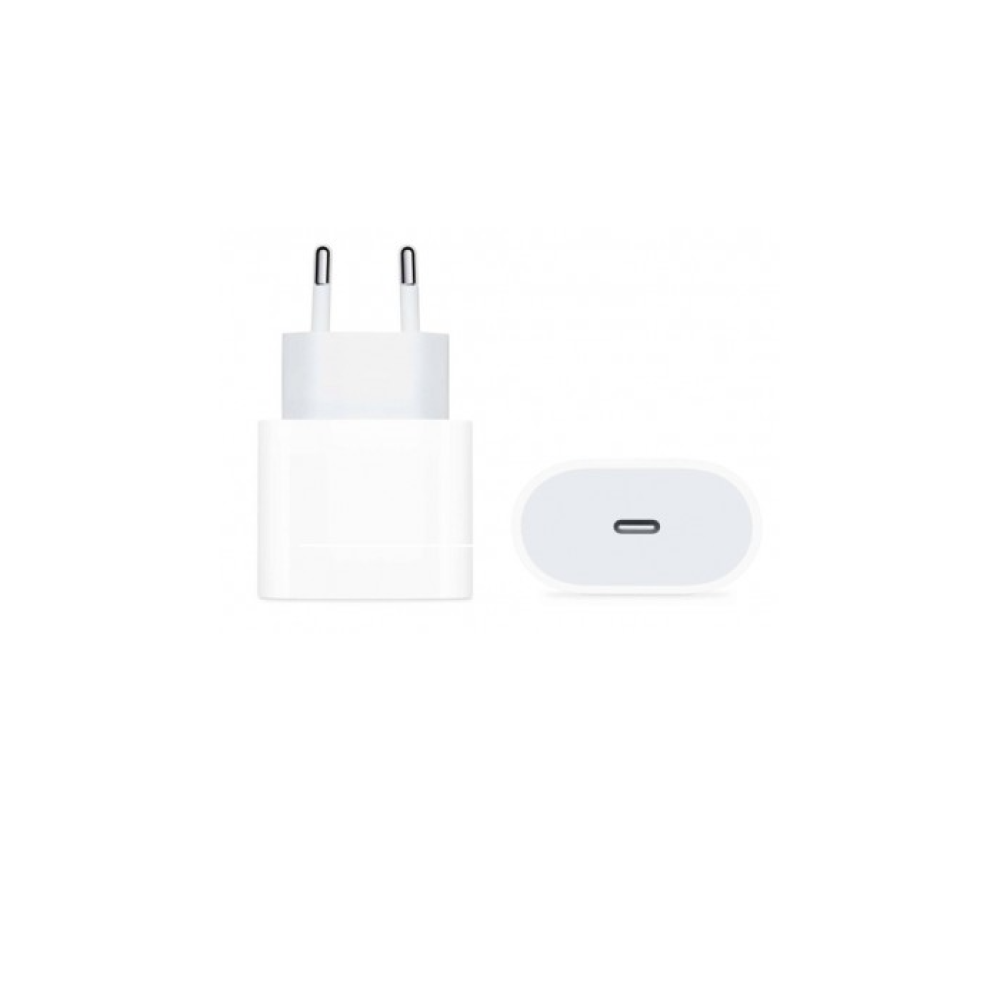 Chargeur iPhone 20W USB-C d'origine Apple pour iPhone et iPad - Blanc