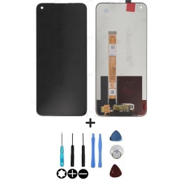 Oppo Ecran LCD & Vitre tactile Noir Assemblés Sans Châssis Pour