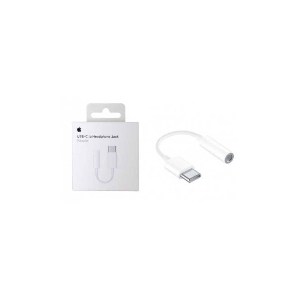 Adaptateur USB-C vers jack Blanc (Officiel) Avec boîte pour Apple iPhone  13/12/11/XS/XS Max/XR