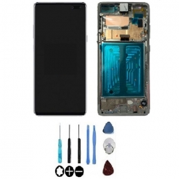 Samsung Original Ecran LCD & Vitre tactile Noir Assemblés Sur Châssis Pour