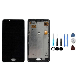 Wiko Original Ecran LCD & Vitre tactile Noir Assemblés Sur Châssis Pour Wiko Ufeel Lite
